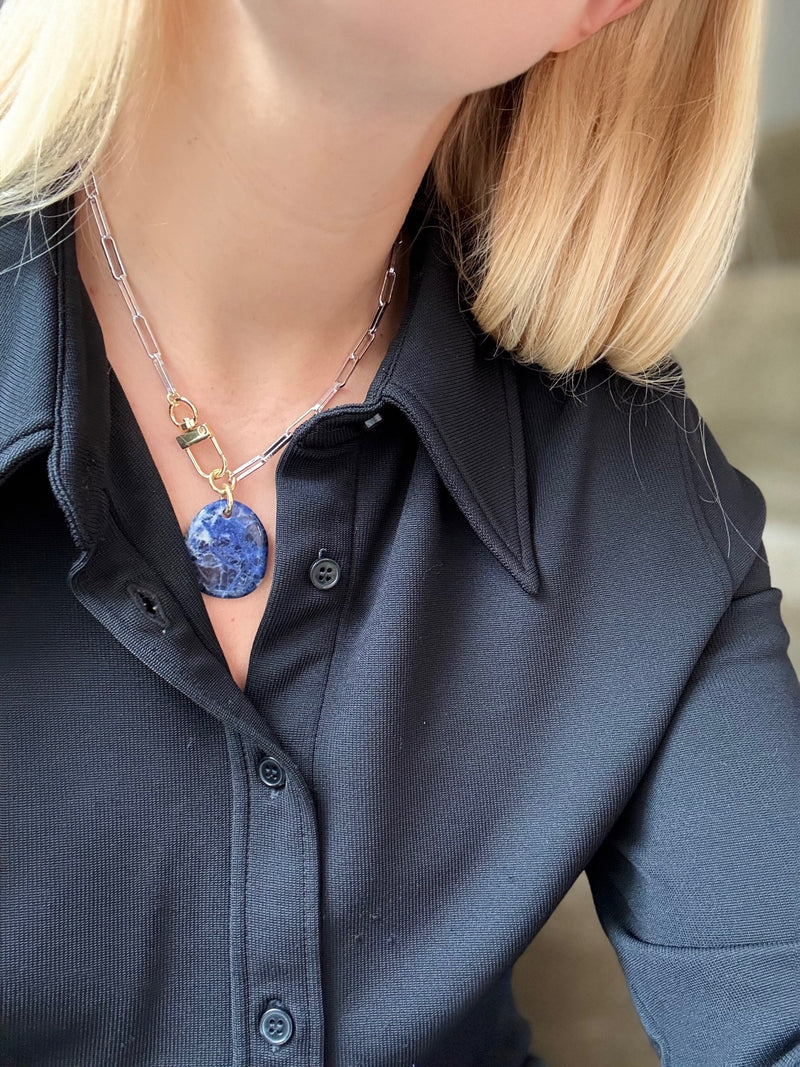 Collier Sodalite #124