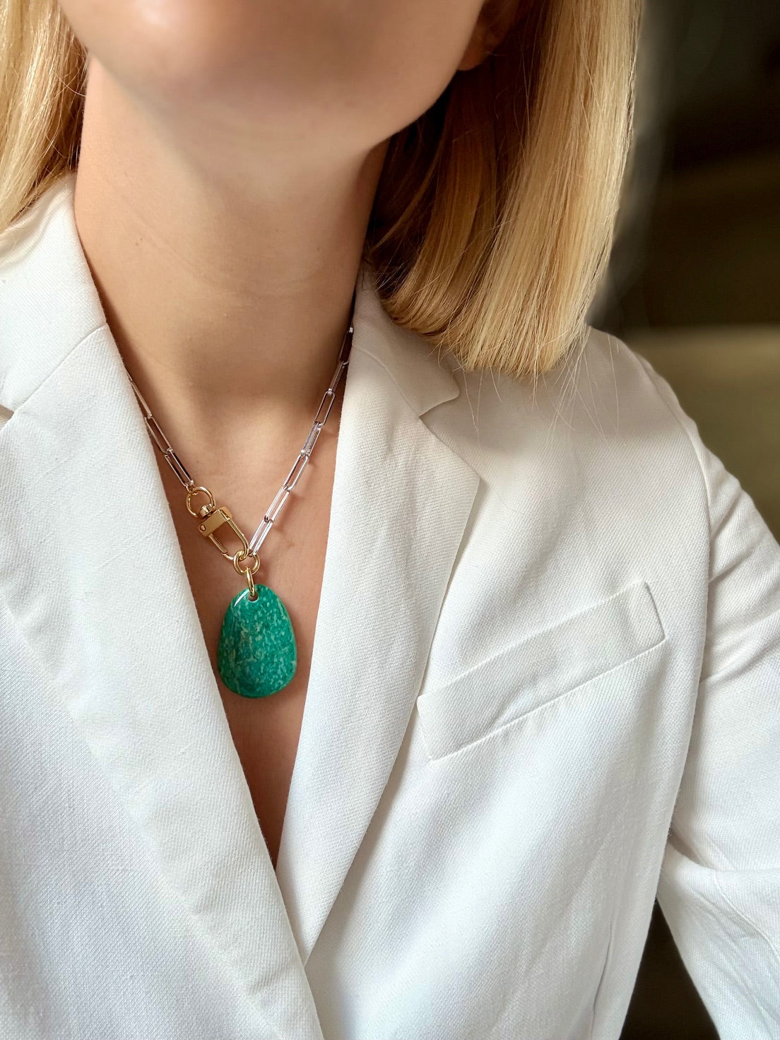 Collier Amazonite #124