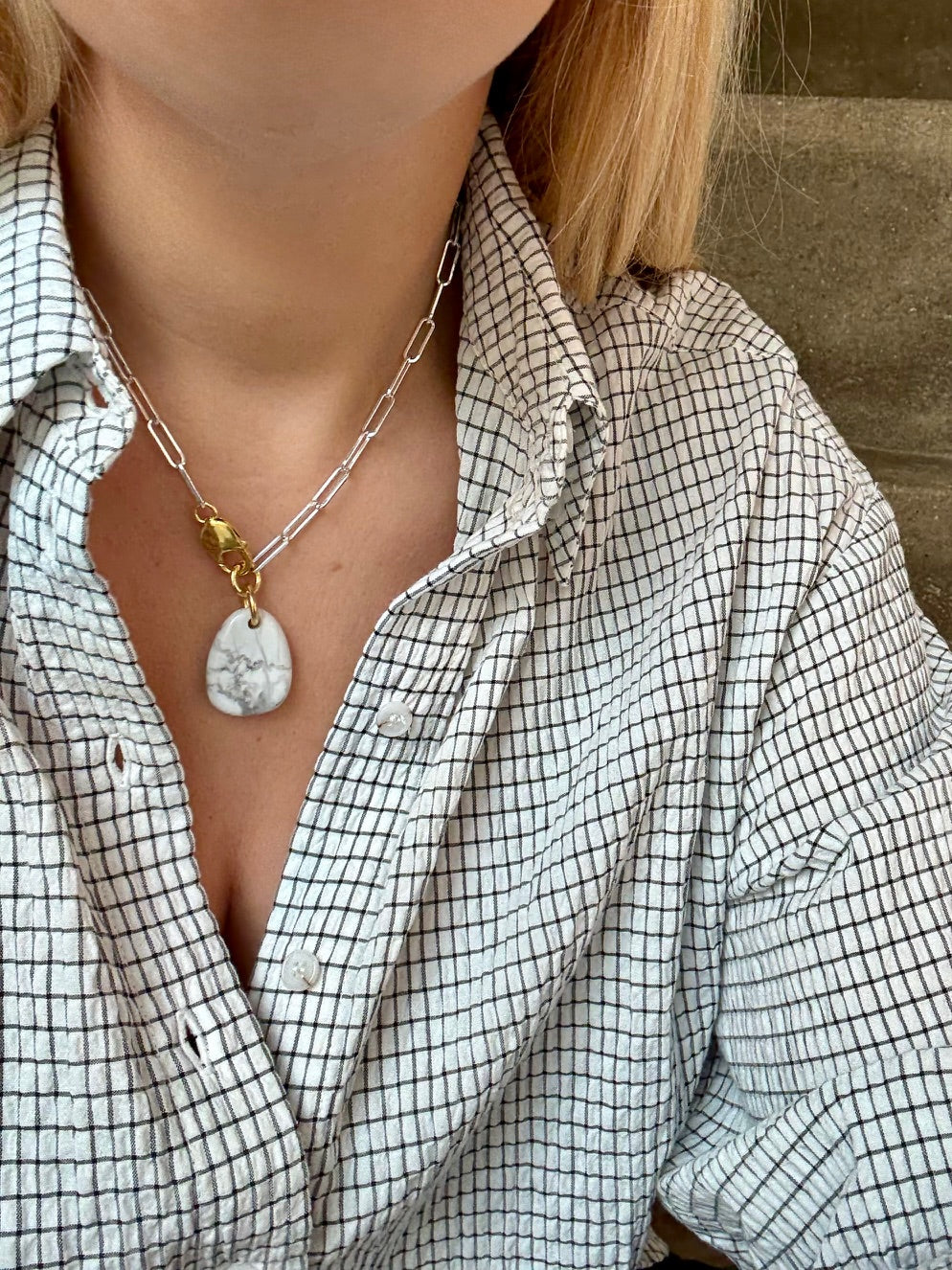 Collier Howlite #224