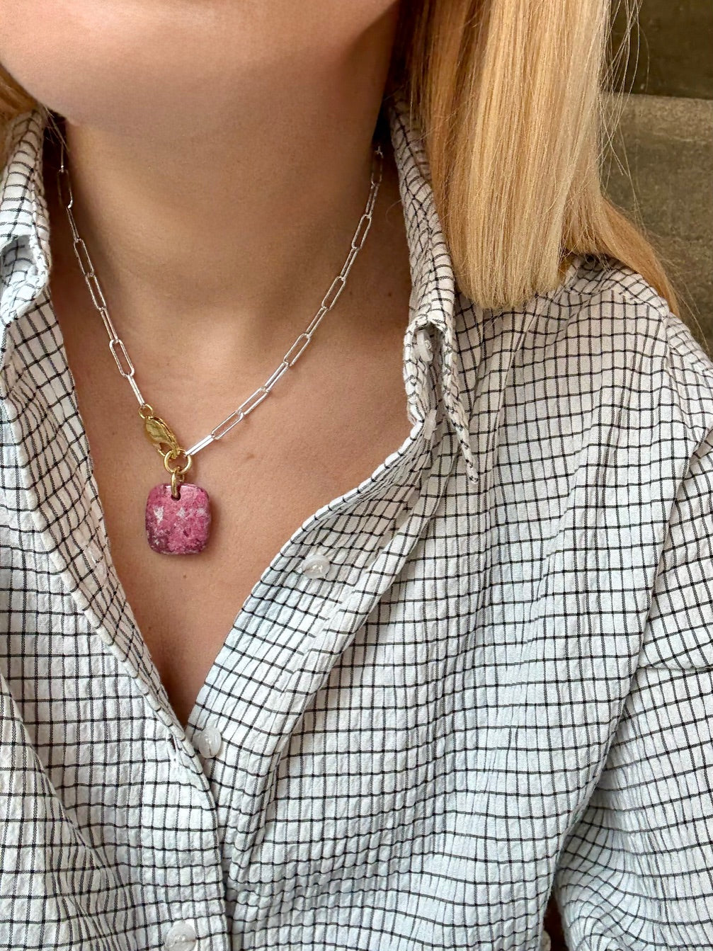 Collier Thulite #224