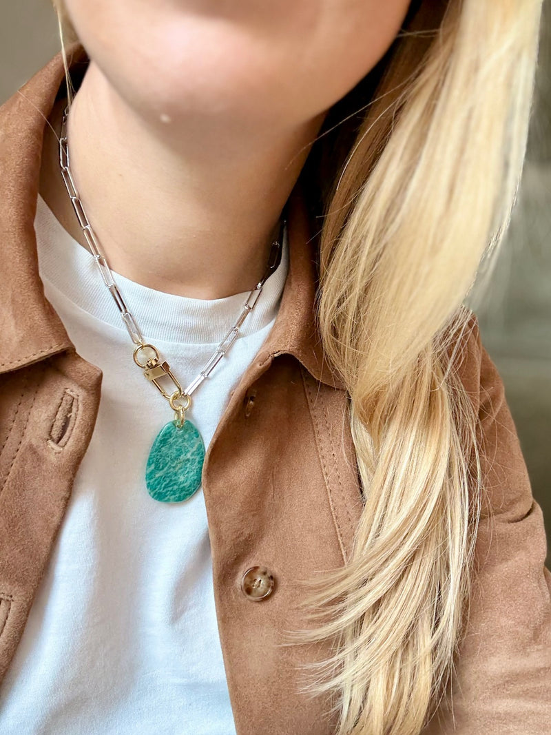 Collier Amazonite #324