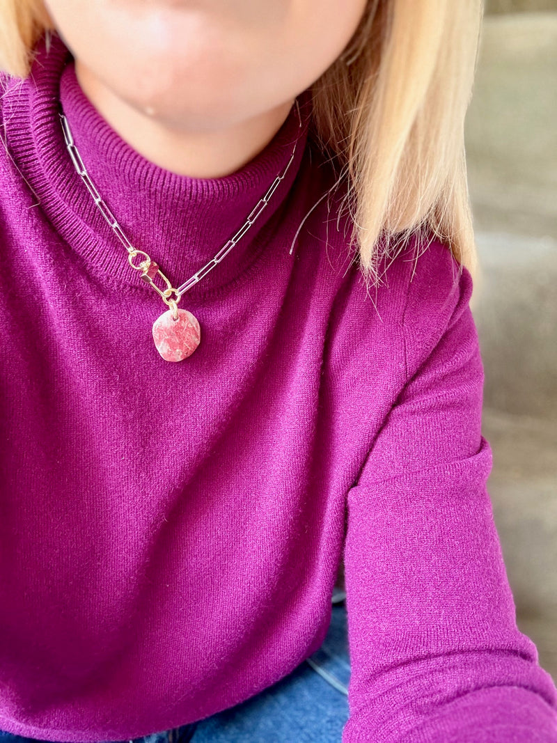 Collier Thulite #324