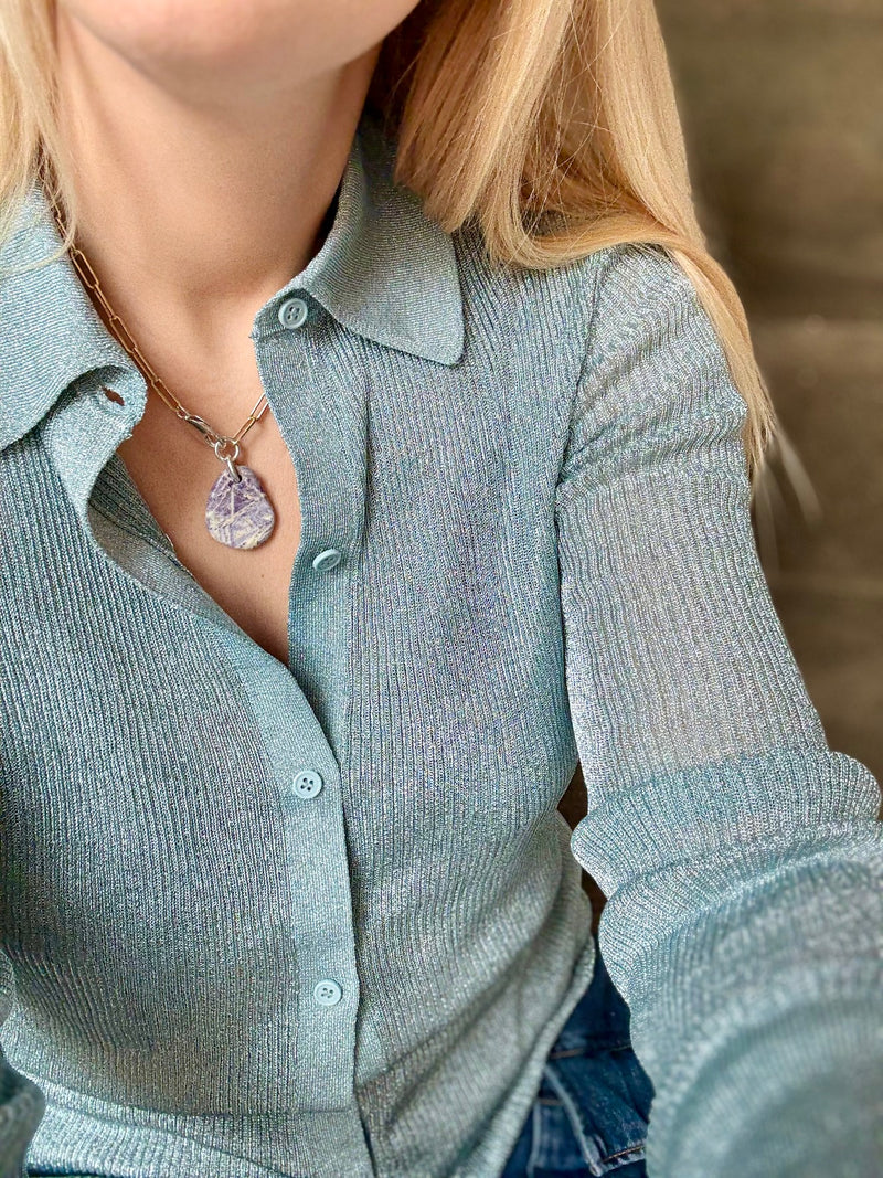 Collier Charoïte #324