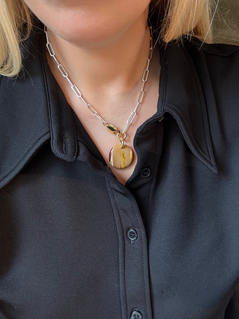 Collier Mokaïte #524