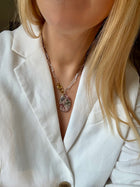 Collier Rhodocrosite #624