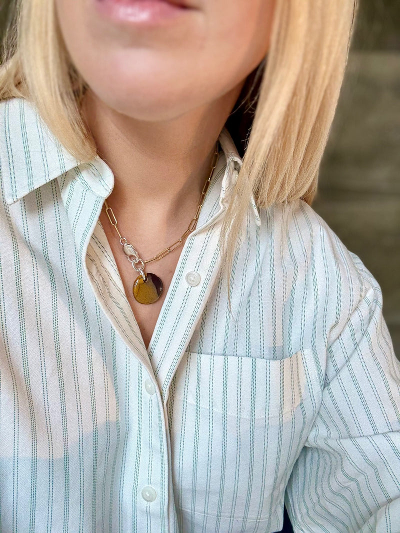 Collier Mokaïte  #624