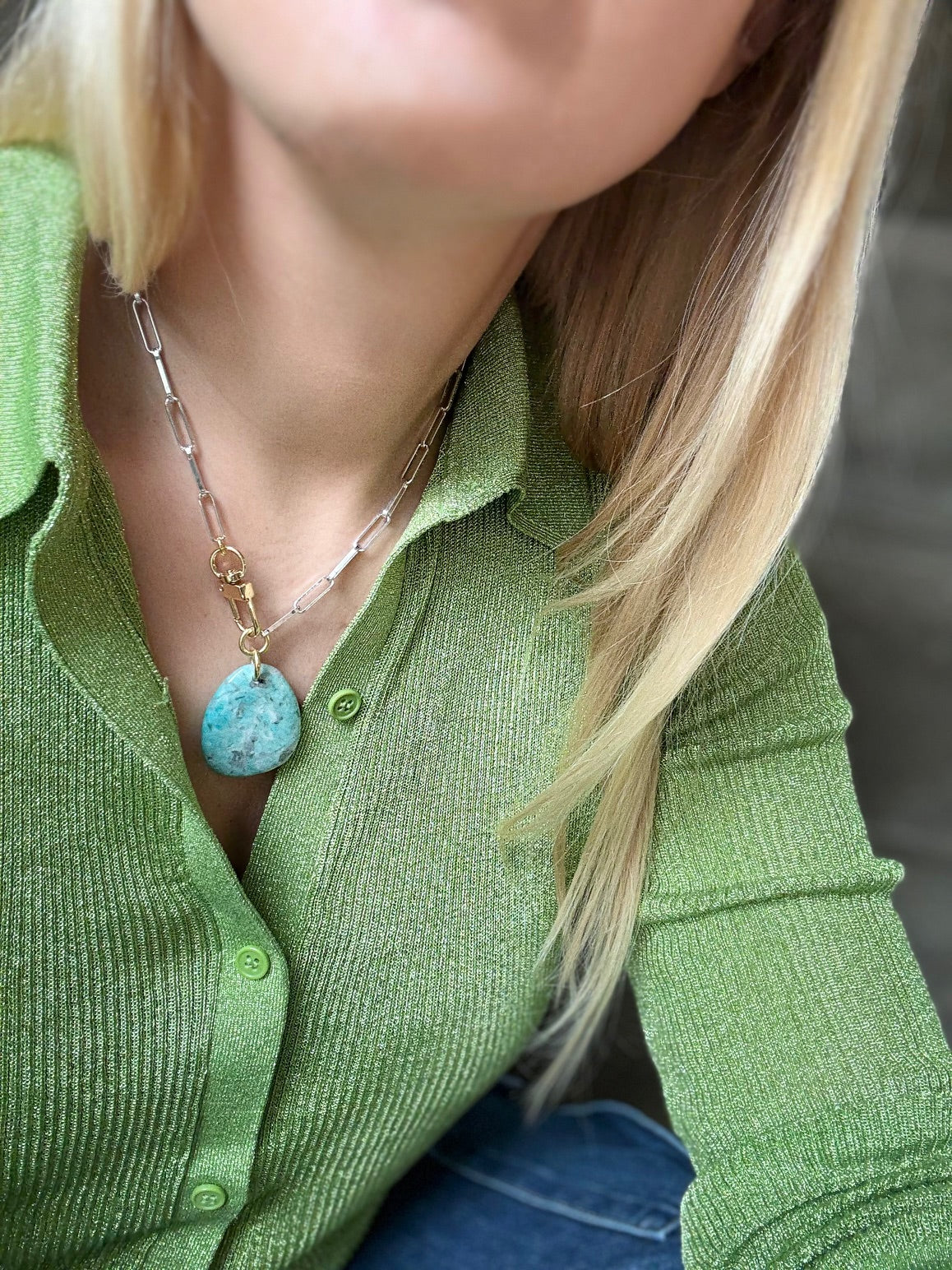 Collier Amazonite #724