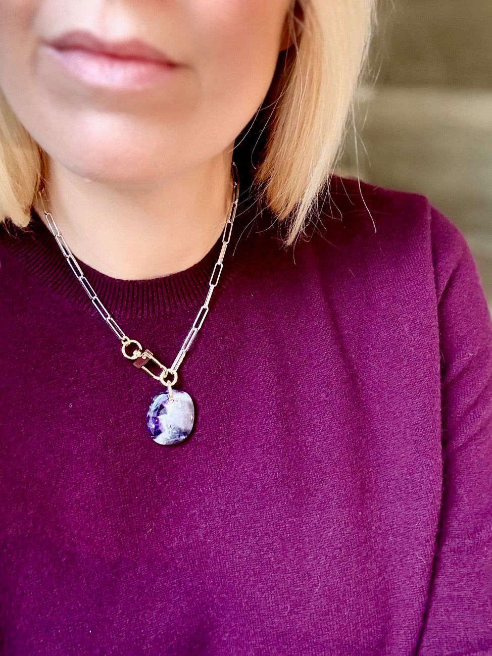 Collier Améthyste #724