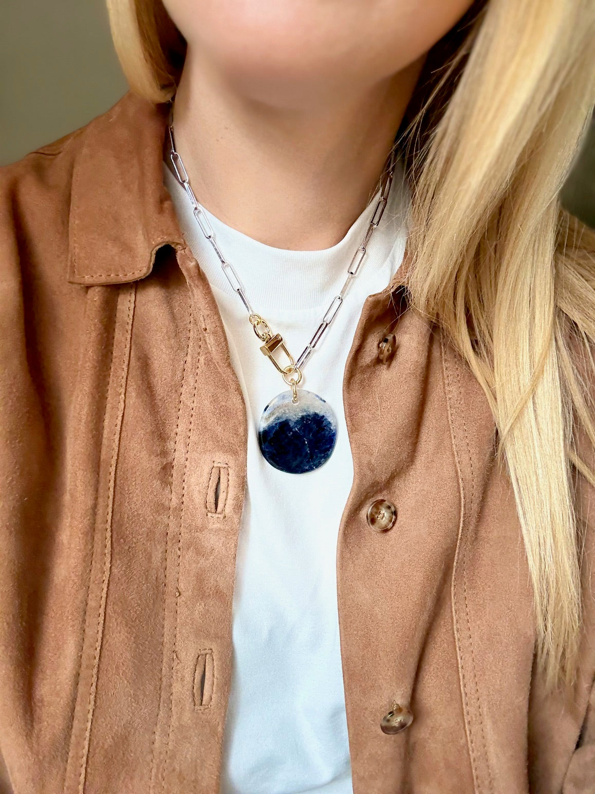 Collier Sodalite #724