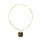 Collier Jaspe Océan #224B