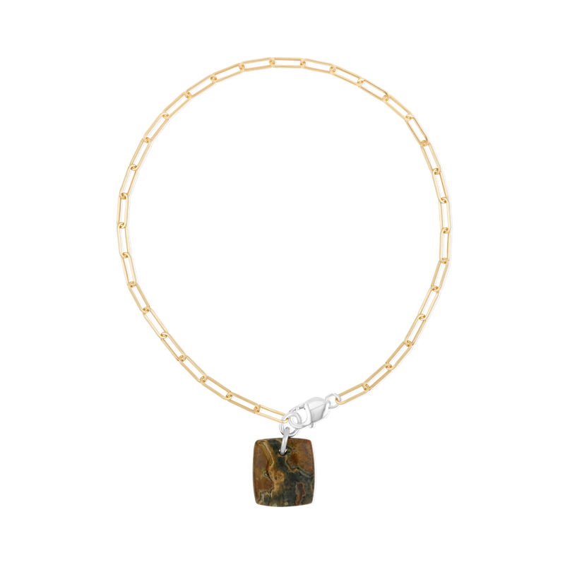 Collier Jaspe Océan #224B