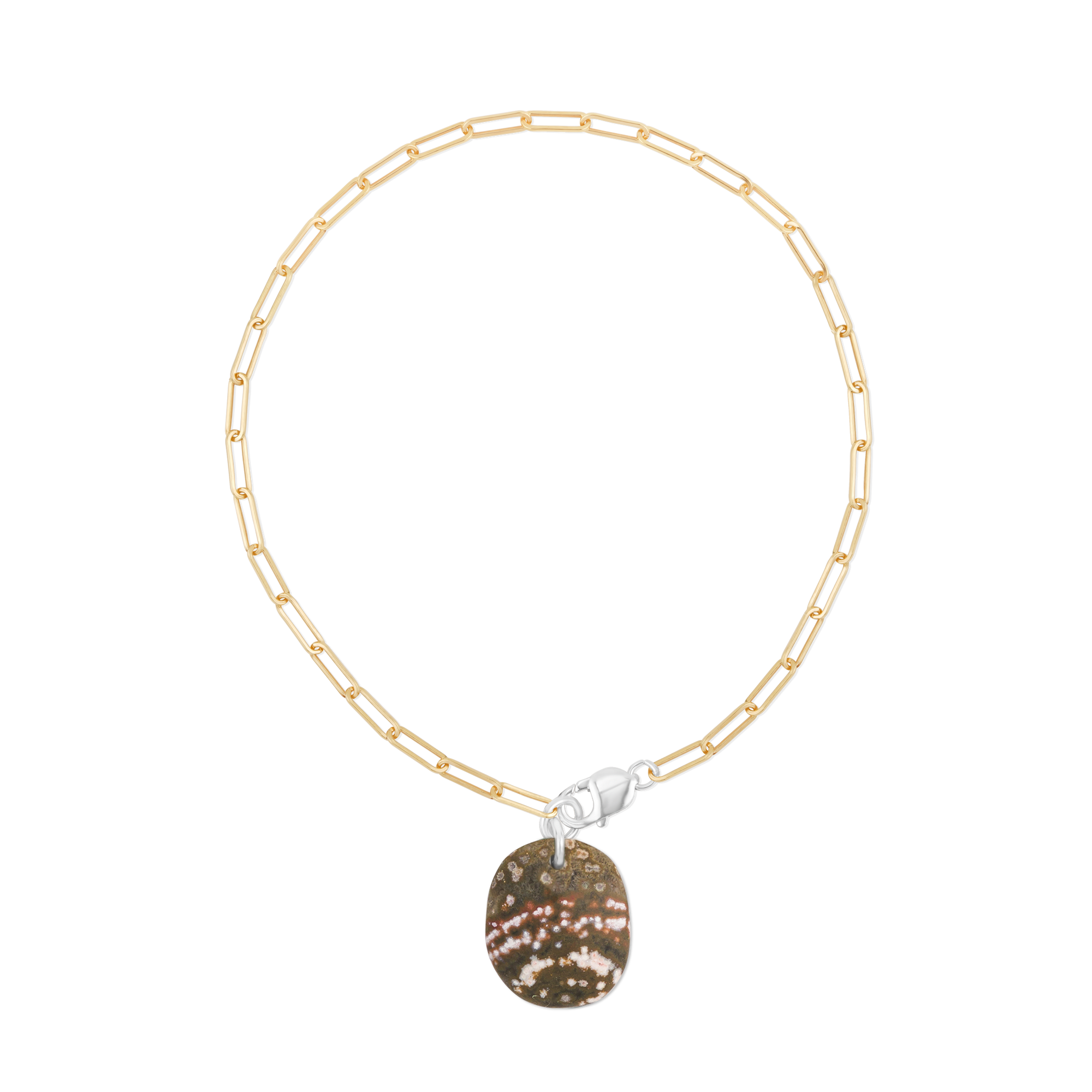 Collier Jaspe Océan  #424