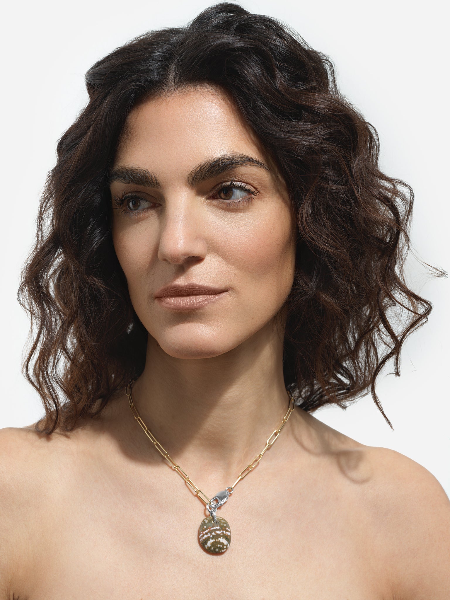 Collier Jaspe Océan  #424