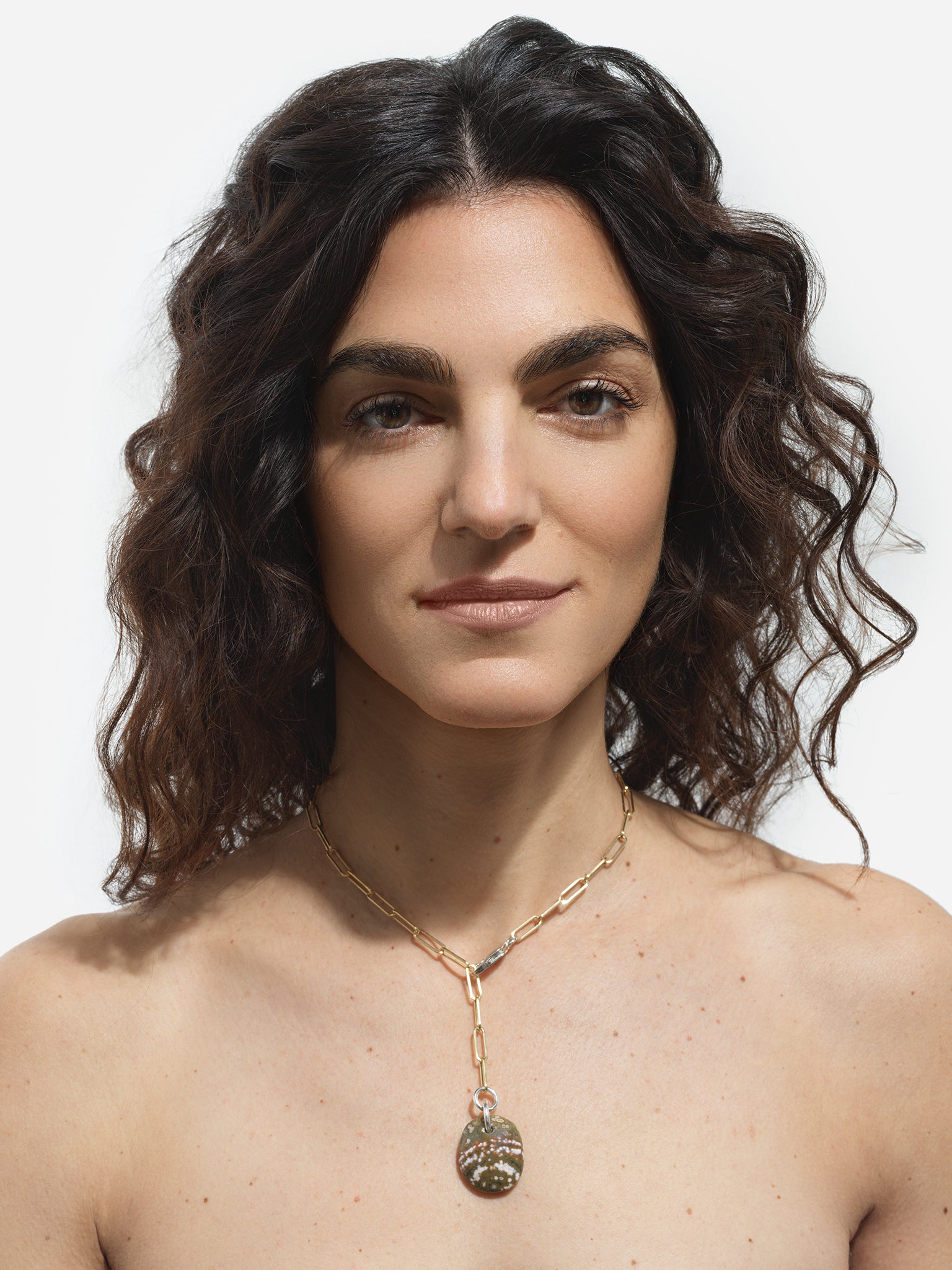 Collier Jaspe Océan  #424