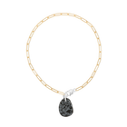 Collier Obsidienne Neige #224