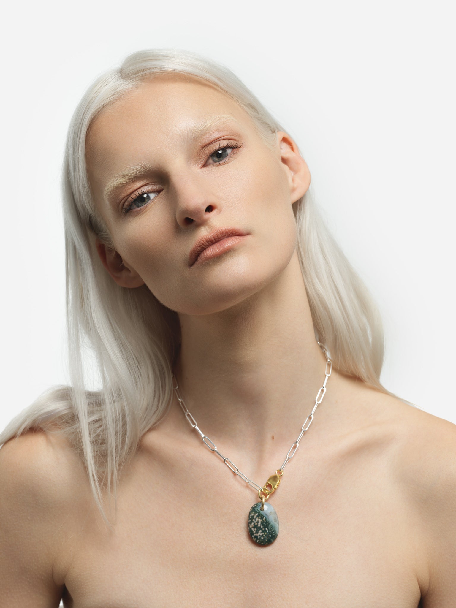 Collier Jaspe Océan #524