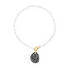 Collier Obsidienne Neige #524