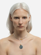 Collier Obsidienne Neige #524