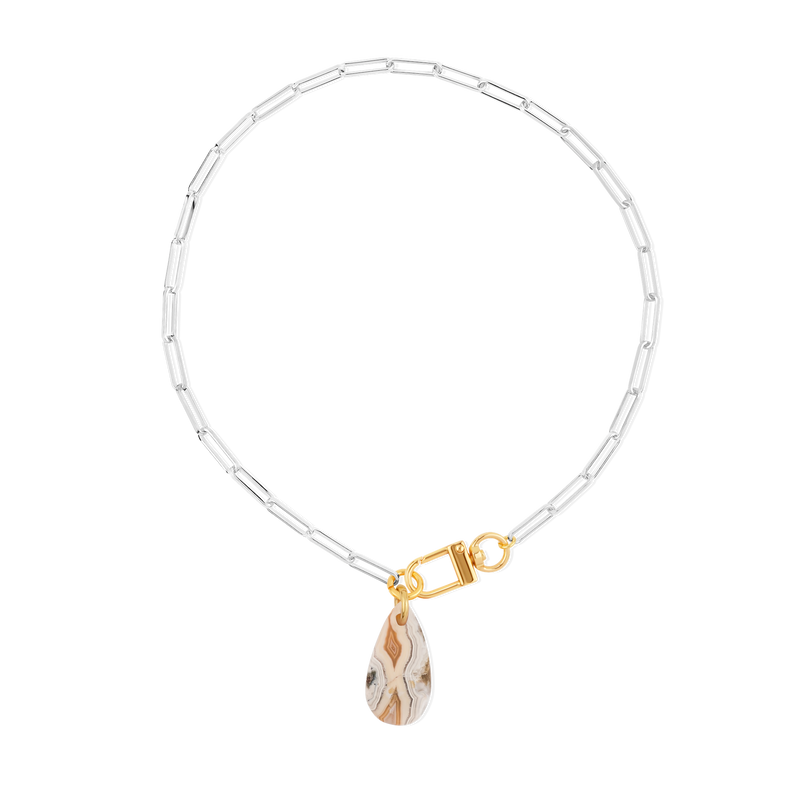 Collier Jaspe Océan #324