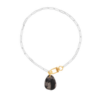 Collier Jaspe Feuille d'Argent #824