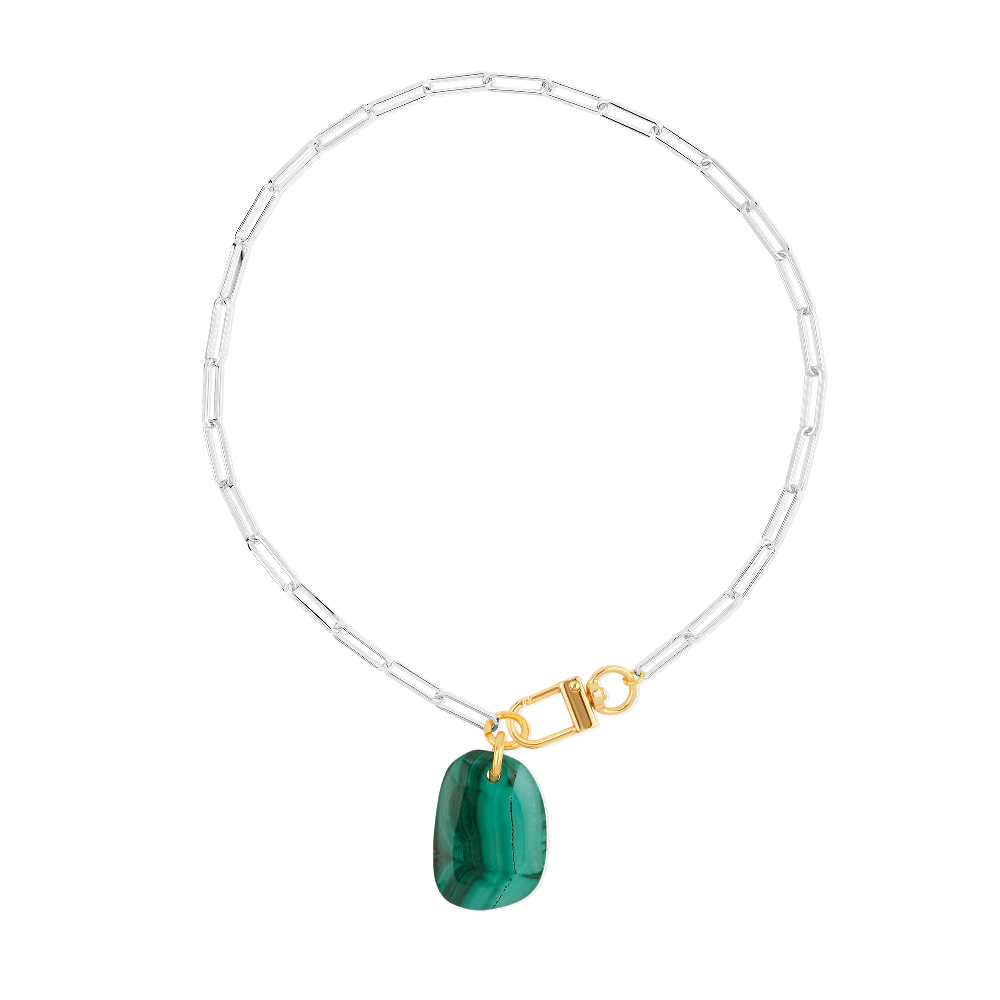Collier Malachite #124