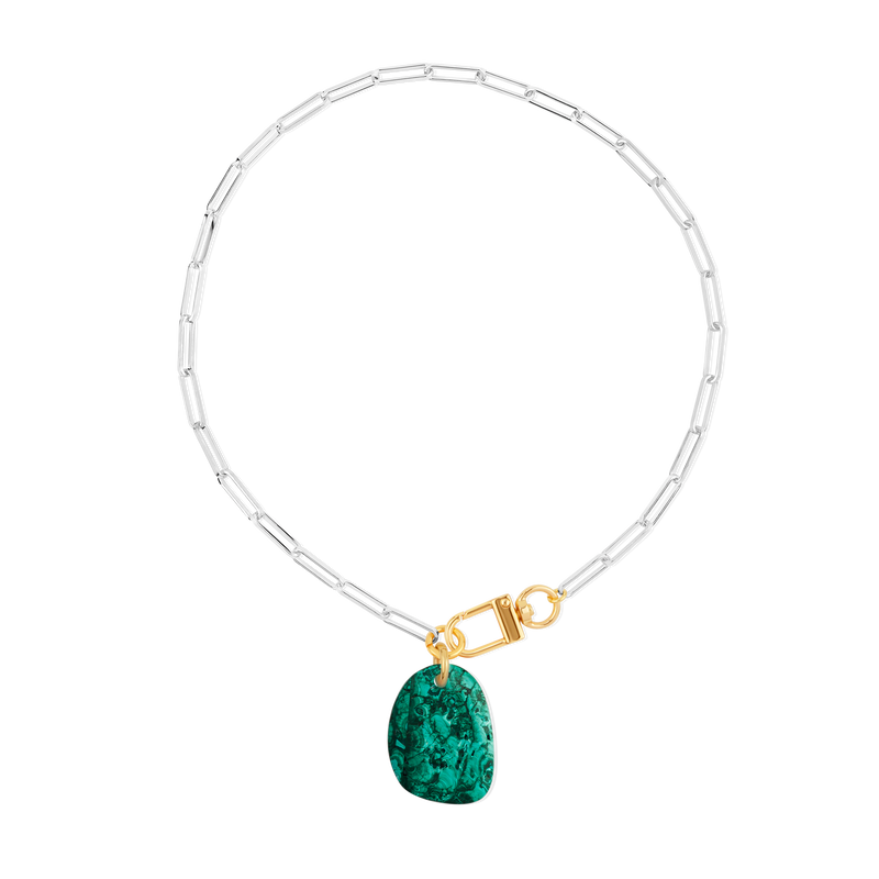 Collier Malachite #324