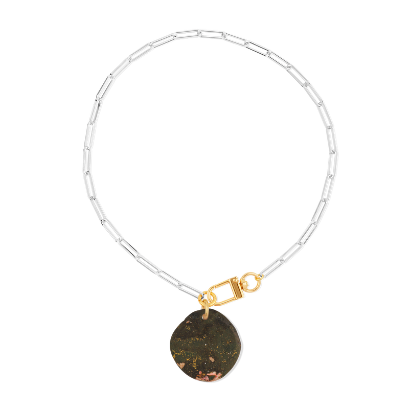 Collier Mokaïte #724