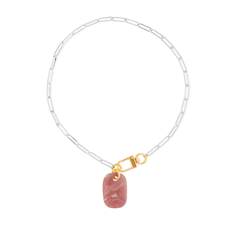 Collier Rhodocrosite #124