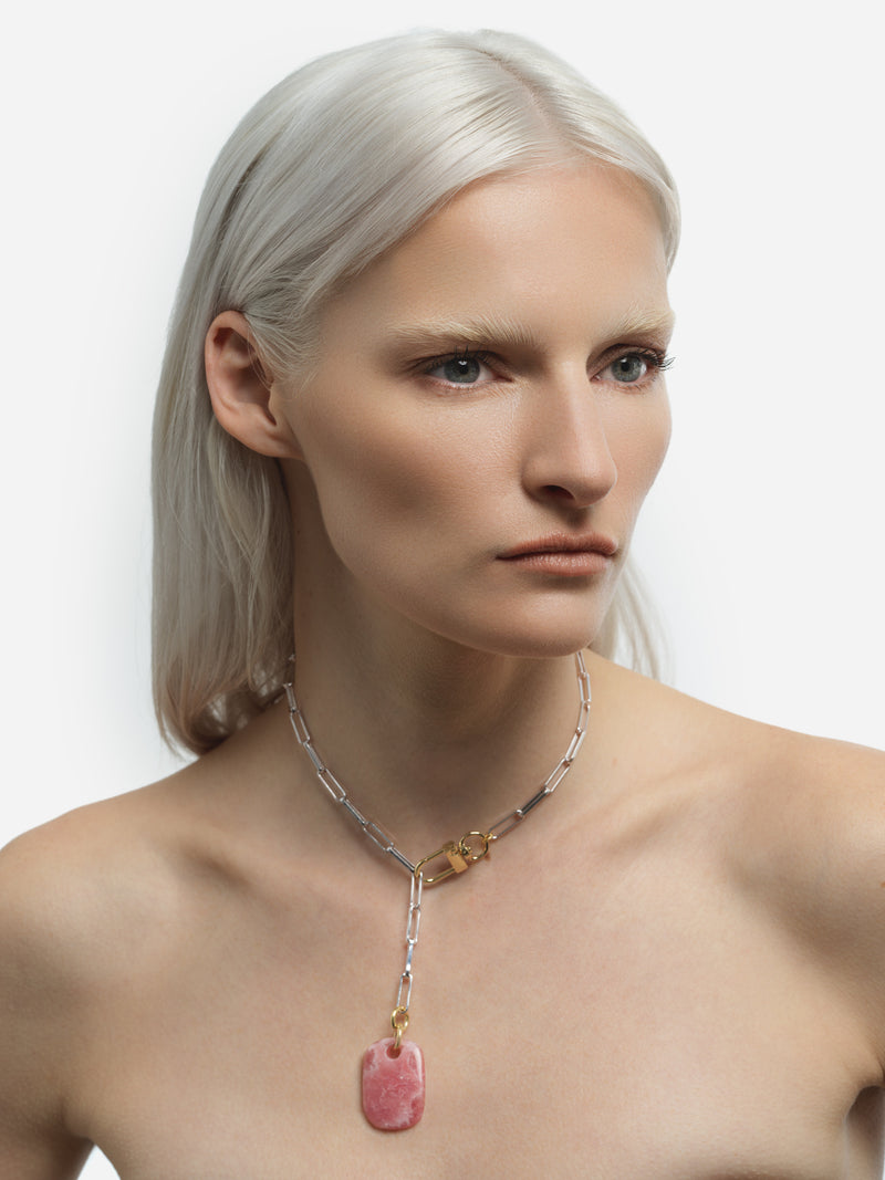 Collier Rhodocrosite #224