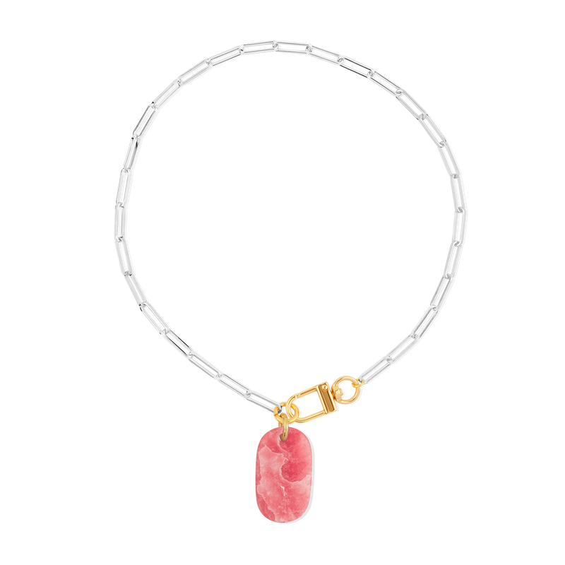 Collier Rhodocrosite #724