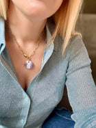 Necklace Amethyst #424