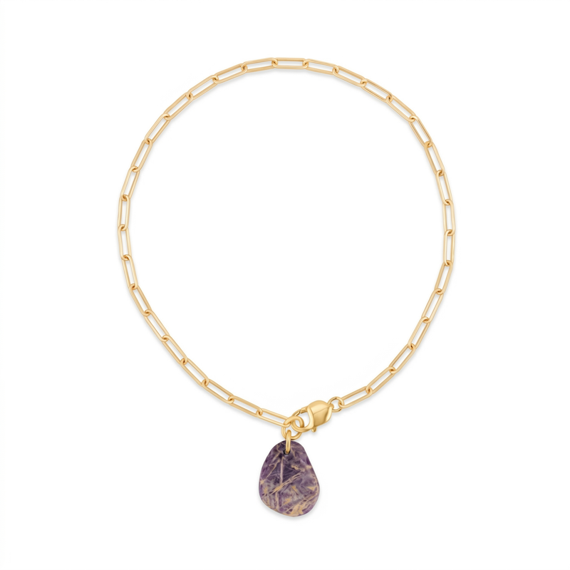 Collier Fragment Charoïte #324