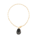Collier Fragment Jaspe Feuille d'Argent #524