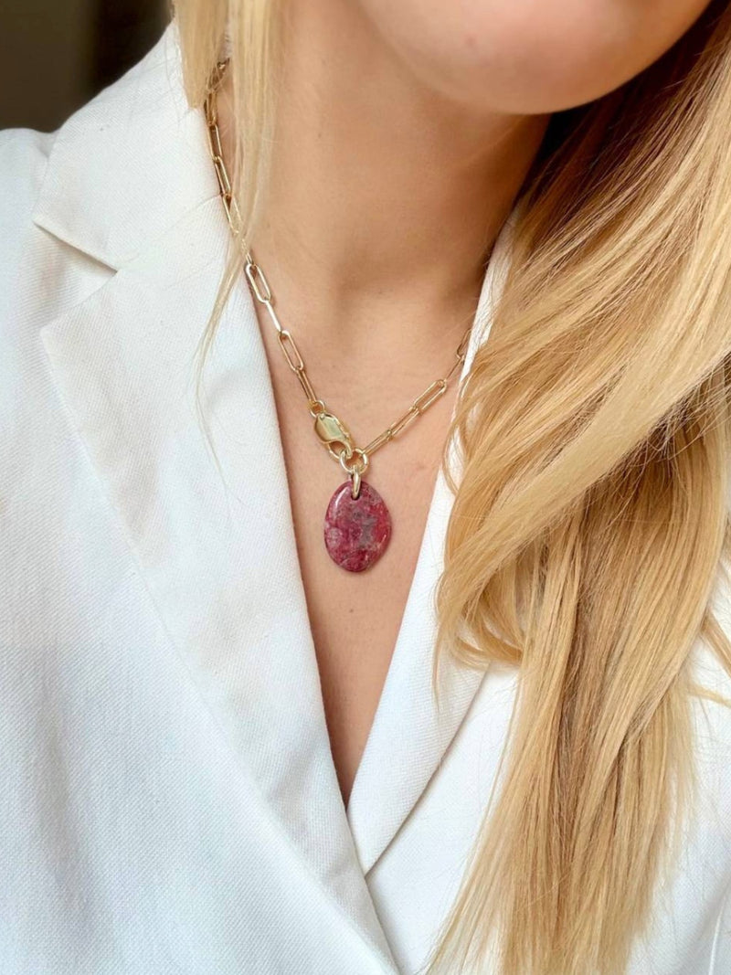 Collier Fragment Thulite #624
