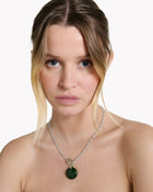 Necklace Cabochon Jade - Maru