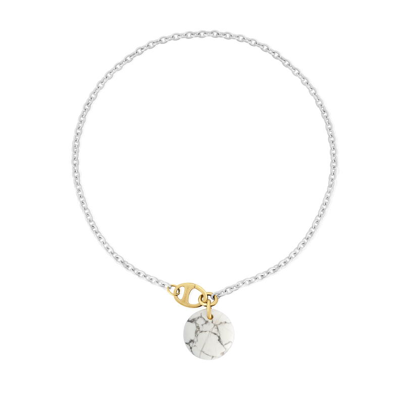 Necklace Cabochon Howlite - Maru