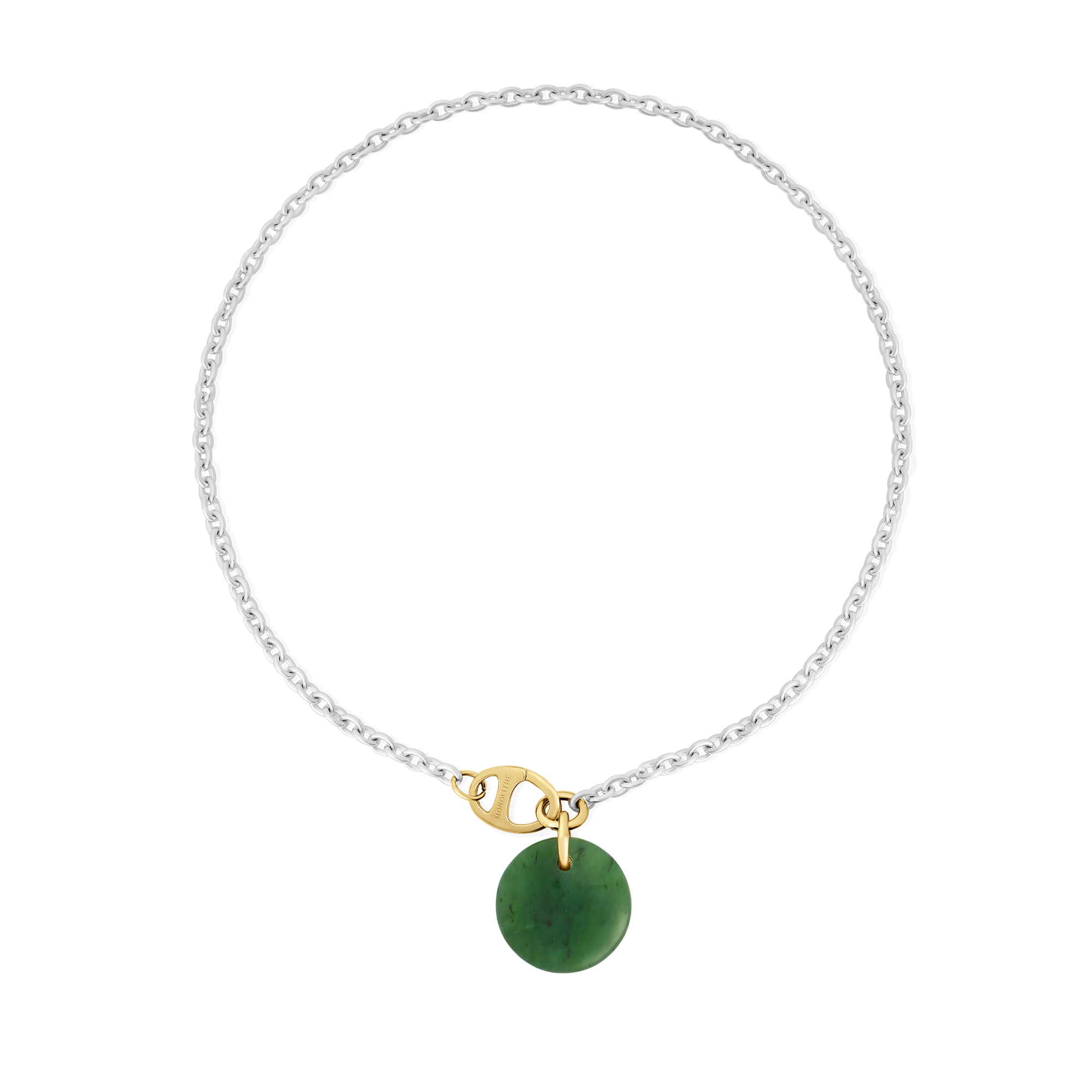Necklace Cabochon Jade - Maru