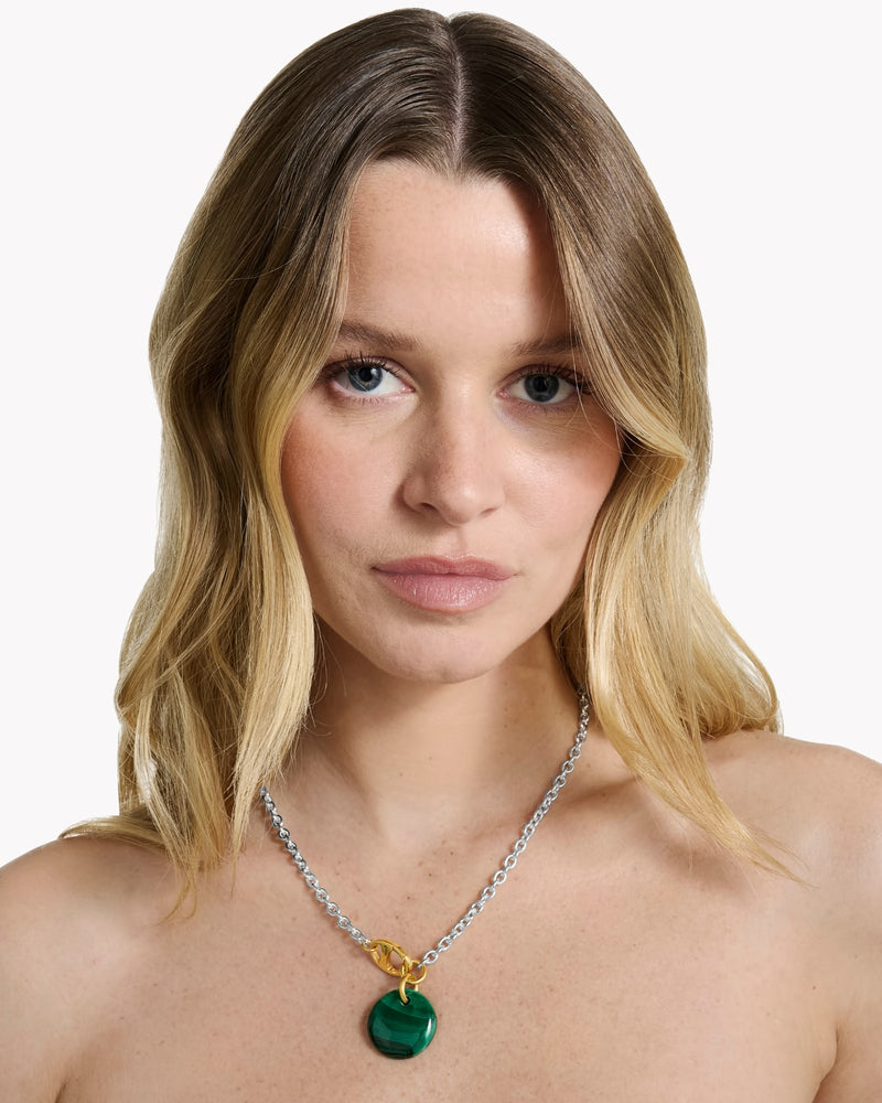 Necklace Cabochon Malachite - Maru