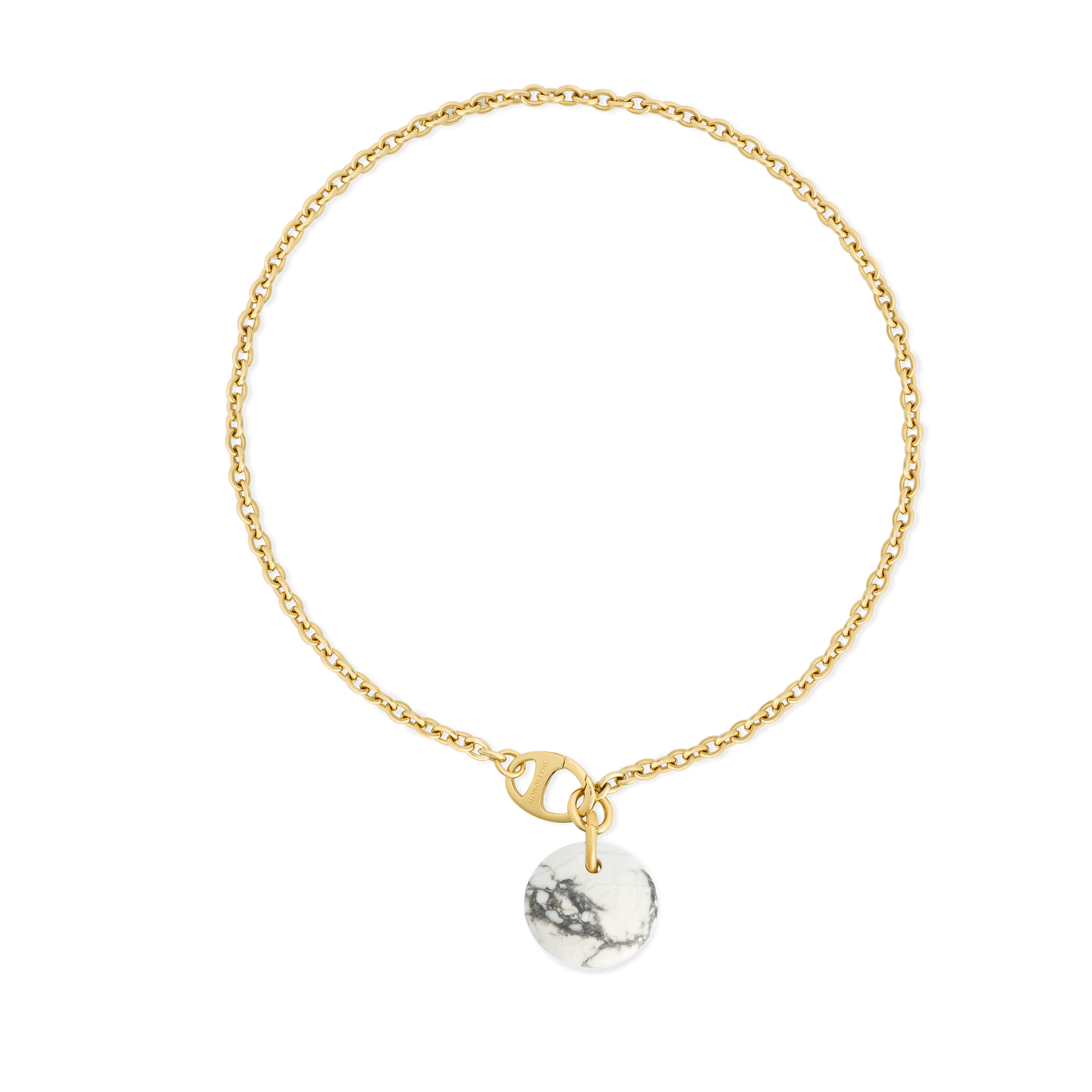 Collier Cabochon Howlite - Maru