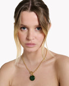 Necklace Cabochon Jade - Maru