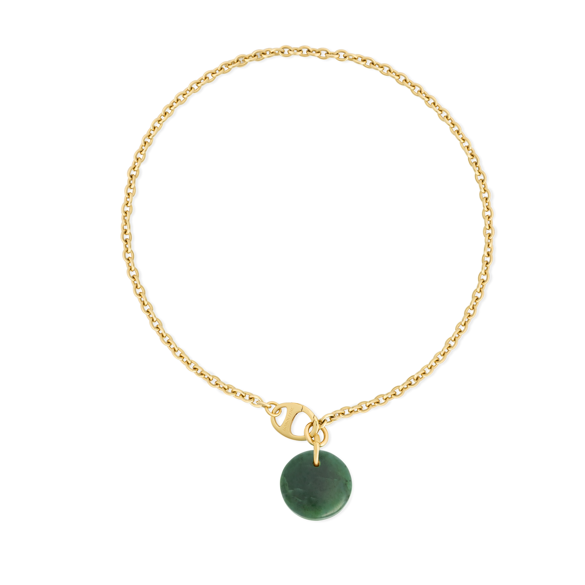 Necklace Cabochon Jade - Maru