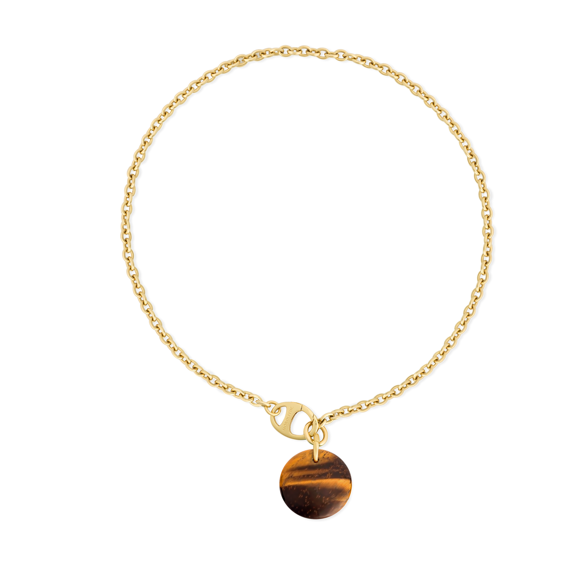 Collier Cabochon Oeil de Tigre - Maru