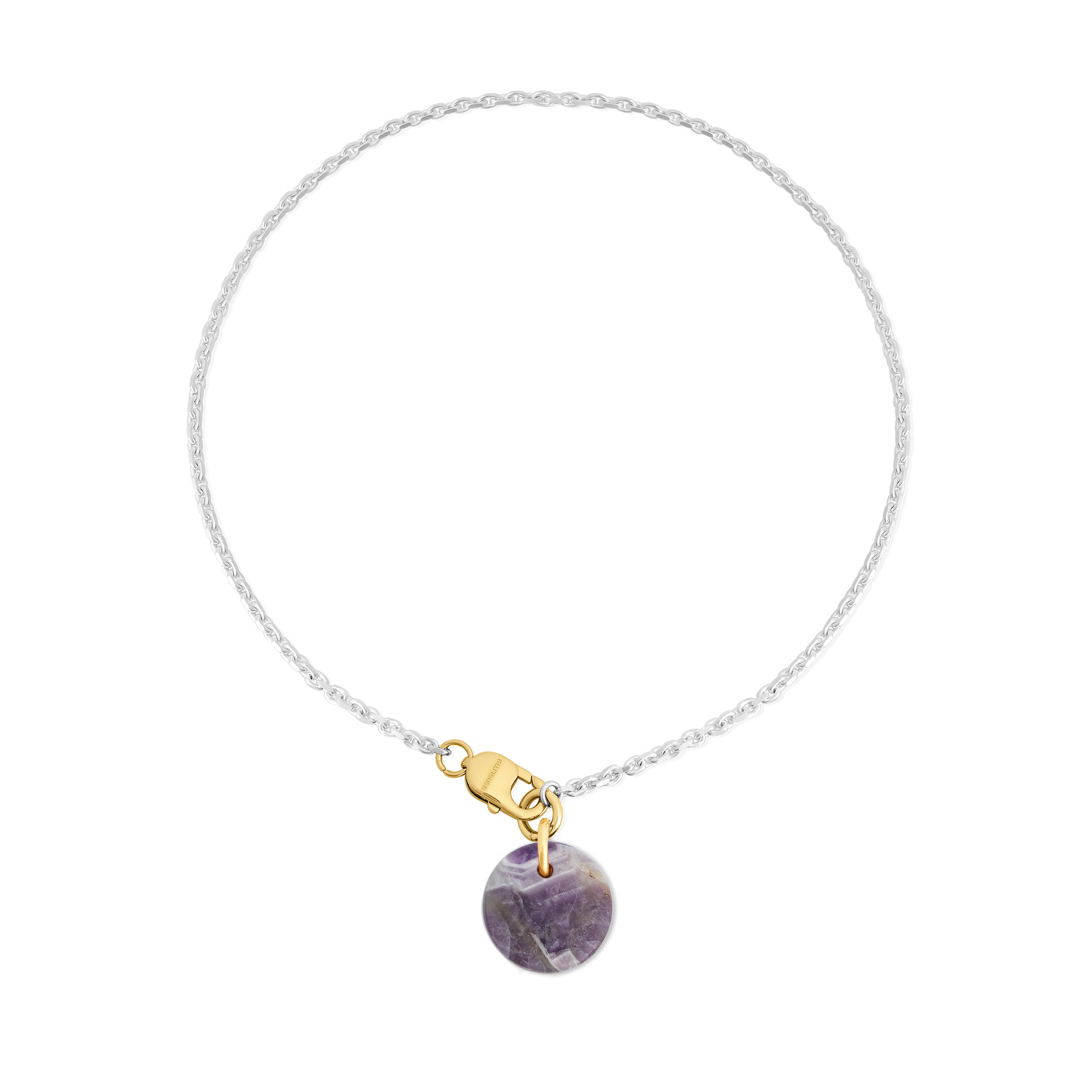 Necklace Cabochon Amethyst - Sakura