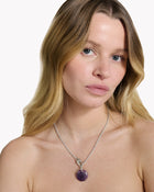 Necklace Cabochon Amethyst - Sakura