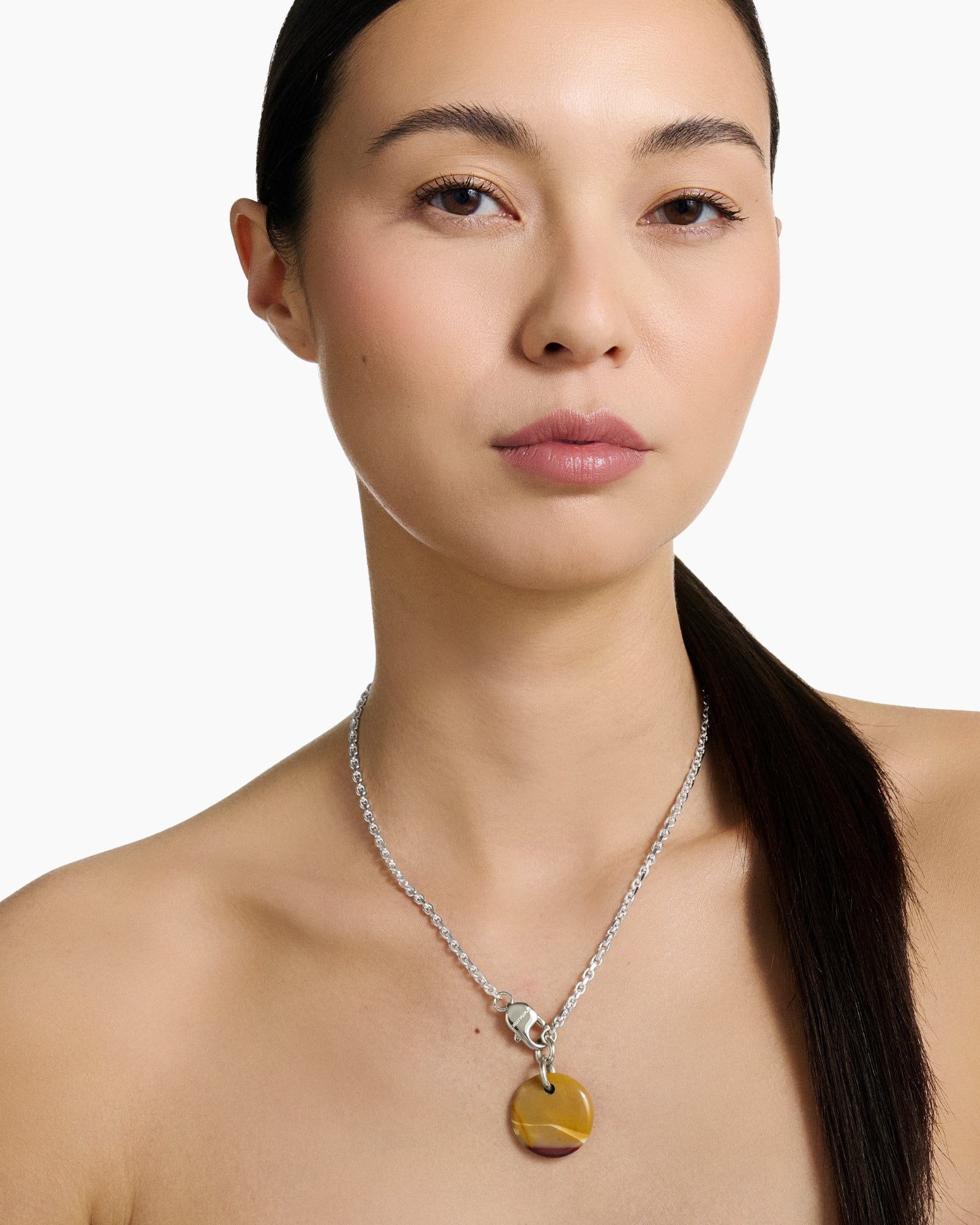 Collier Cabochon Mokaïte - Sakura