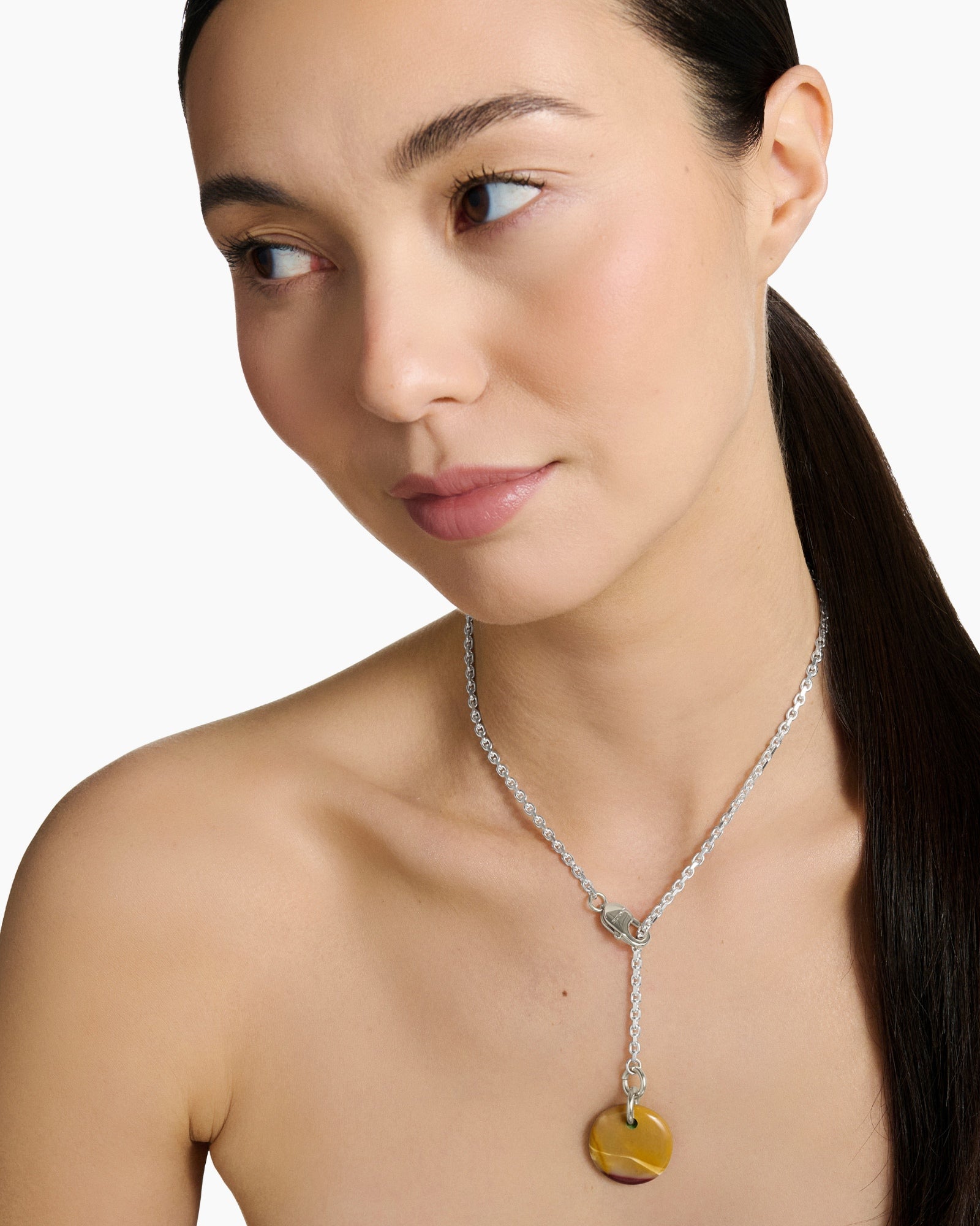 Collier Cabochon Mokaïte - Sakura
