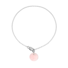 Necklace Cabochon Rose Quartz - Sakura