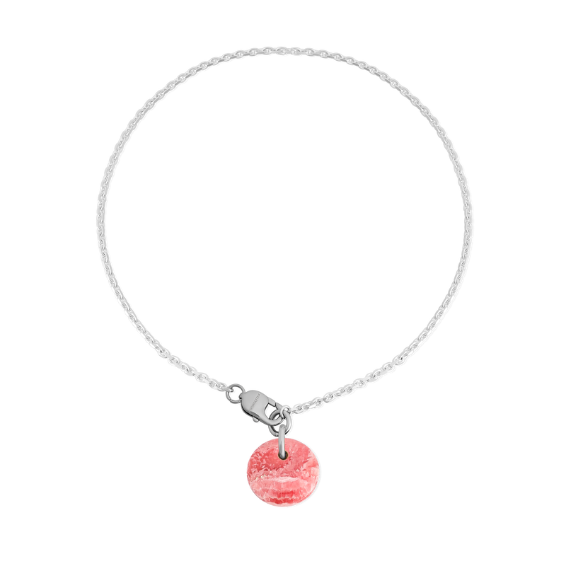 Collier Cabochon Rhodocrosite - Sakura
