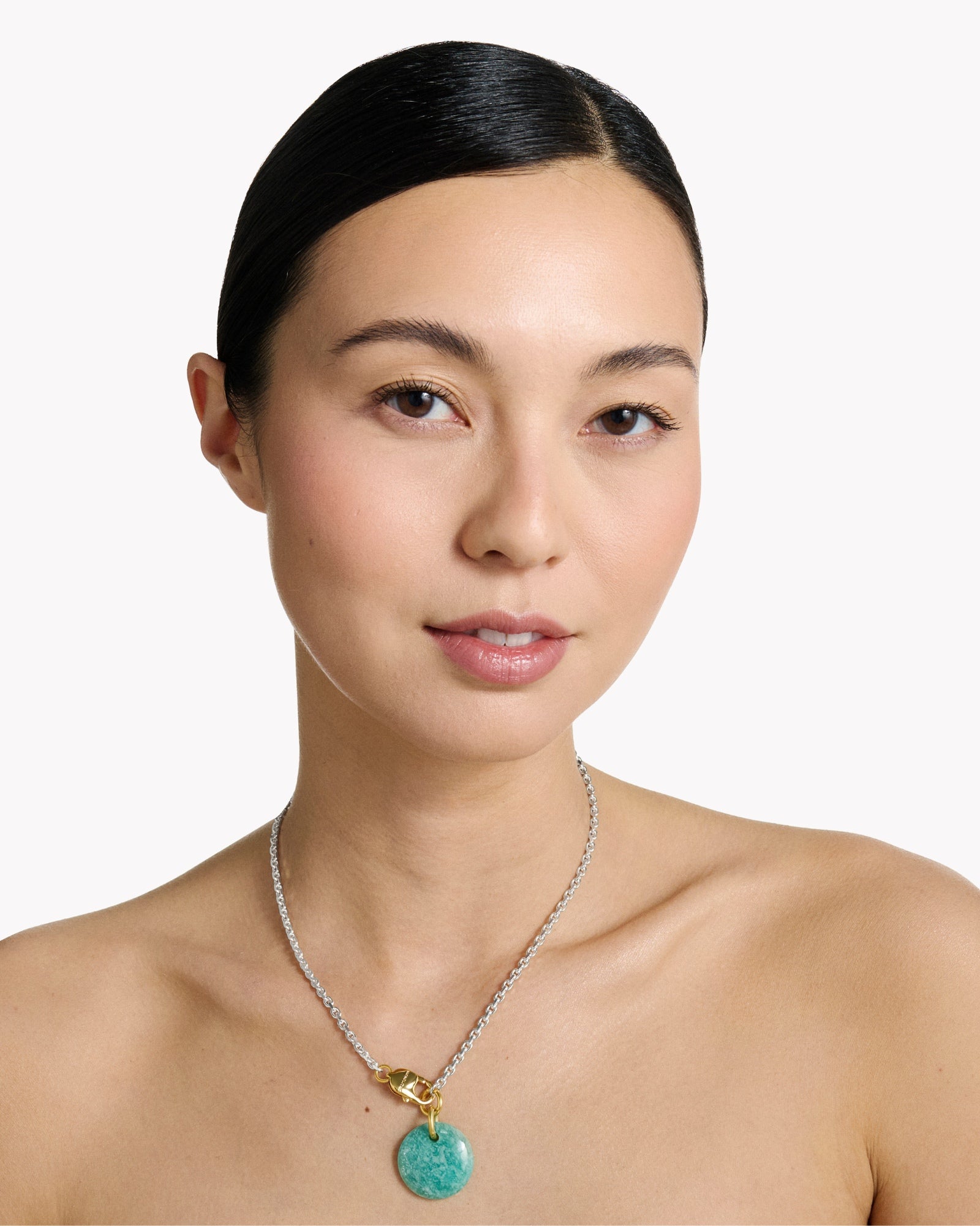 Necklace Cabochon Amazonite - Sakura