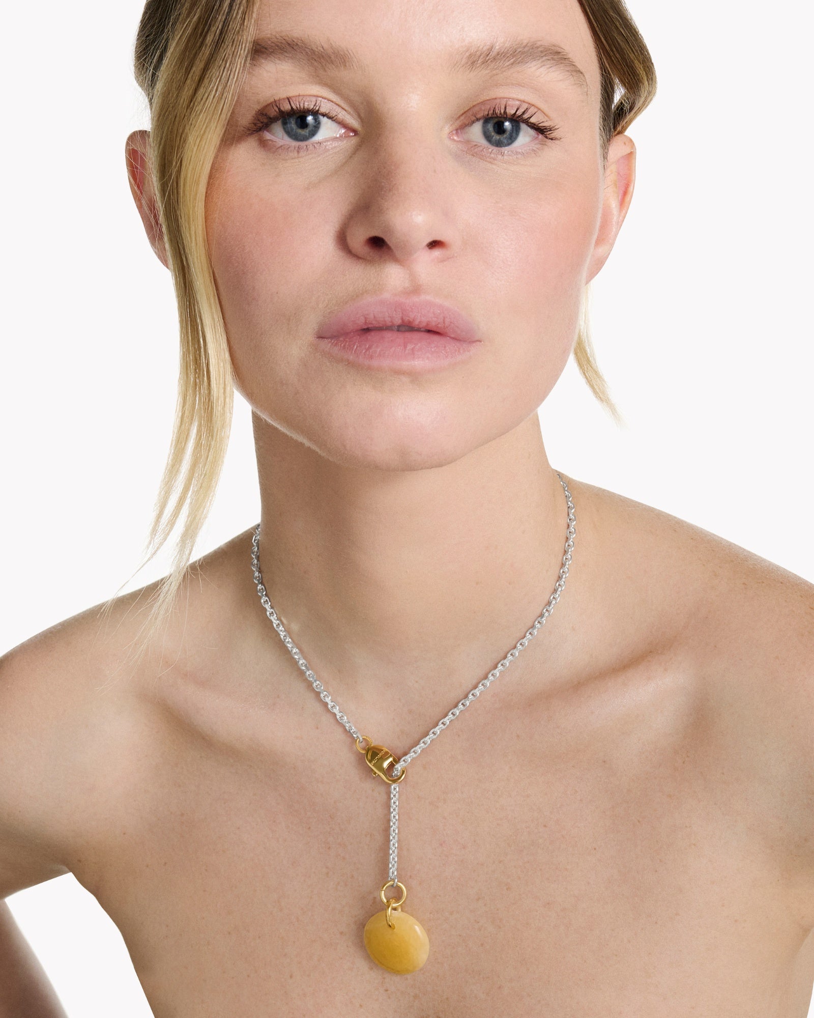 Collier Cabochon Calcite - Sakura